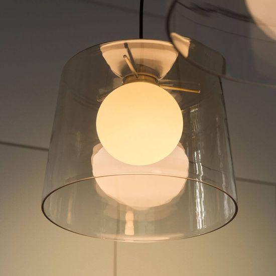 Produktbild Ideal lux FADE G9 Pendelleuchte ⌀270mm dimmbar Amber warmweiss 271316 (G9, 370 lm)