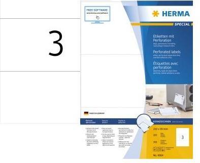 Image du produit HERMA Étiquettes A4 perforées