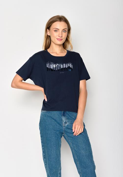 Actual product image Greenbomb Women's Nature Forest Walk Feel T-Shirt (S)