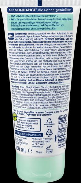 Image du produit dm Sundance Crème solaire sensitive, SPF 50 (Crème solaire, SPF 50)