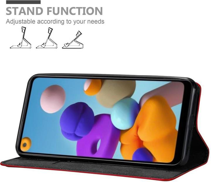 Actual product image Cadorabo Book Invisible Magnet Cover (Samsung Galaxy A21)