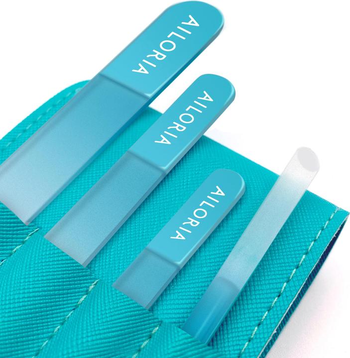 Actual product image Ailoria Nail File Contour Turquoise