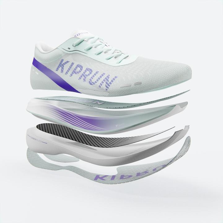 Produktbild Kiprun Women's KD900X.2 running shoes - Light green purple (38)