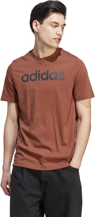 Immagine prodotto adidas Essentials Linear Maglietta Logo Ricamato Uomo (L)