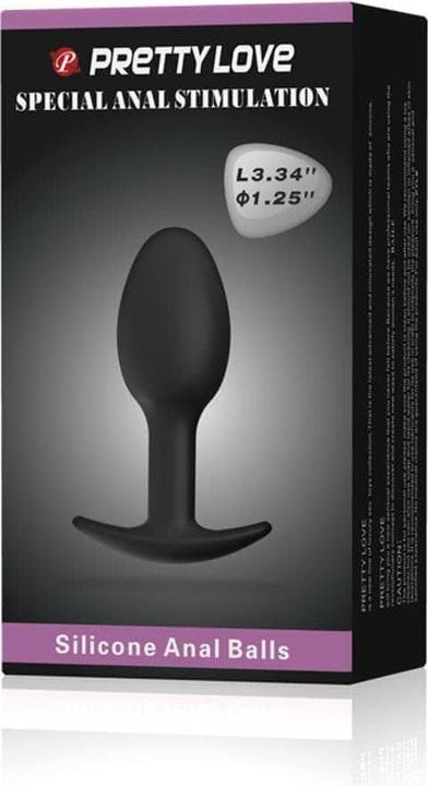 Actual product image Pretty Love Weighted anal plug