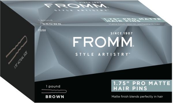 Produktbild Fromm Haarklemmen Braun 44 mm 800 Stk. (800 Stk.)