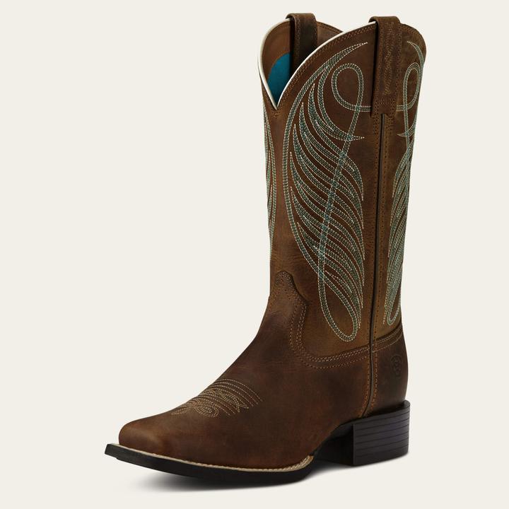 Actual product image Ariat Western Boots Women's Round Up Wide Square Toe (39)