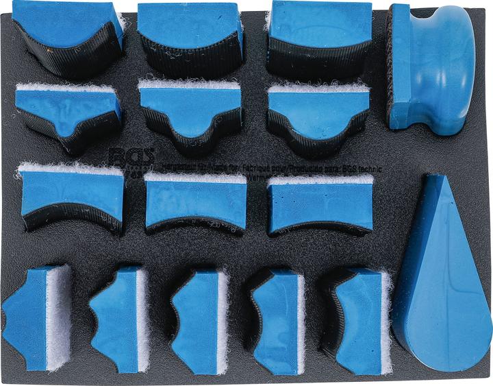 Produktbild BGS Klett-Schleifblock-Satz | 16-tlg.