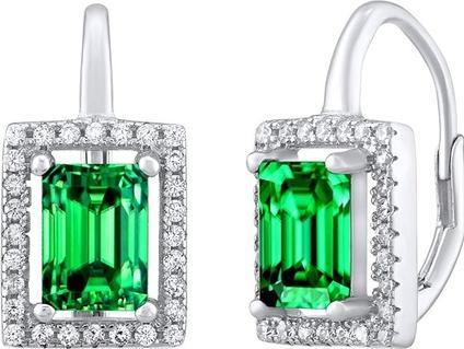 Immagine prodotto Silvego Orecchini PALOMA in argento con zircone verde LPSPE0455G