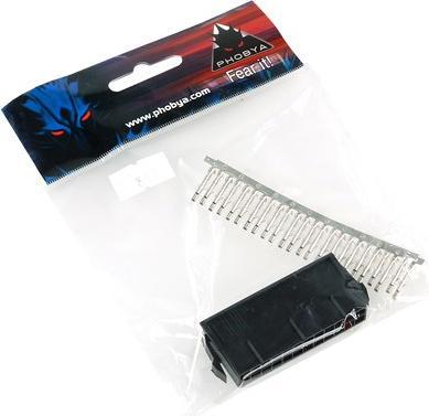 Immagine prodotto Phobya Connettore di alimentazione ATX Connettore femmina 24Pin