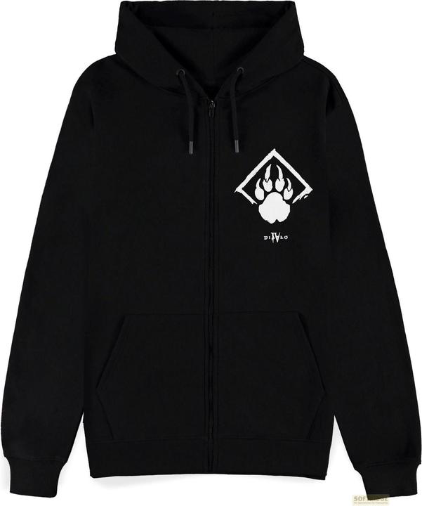 Immagine prodotto Difuzed Diablo IV Felpa con cappuccio e zip Druido Sigillo Taglia M (M)