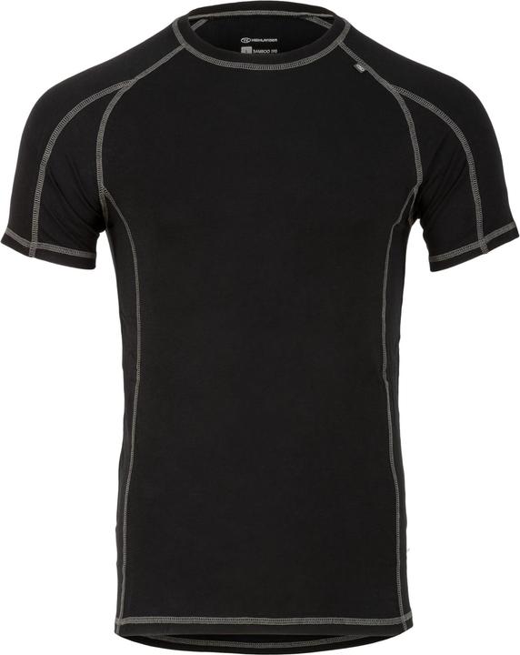 Produktbild Highlander Bamboo 190 Mens S/S Top Black Xxl (XXL)