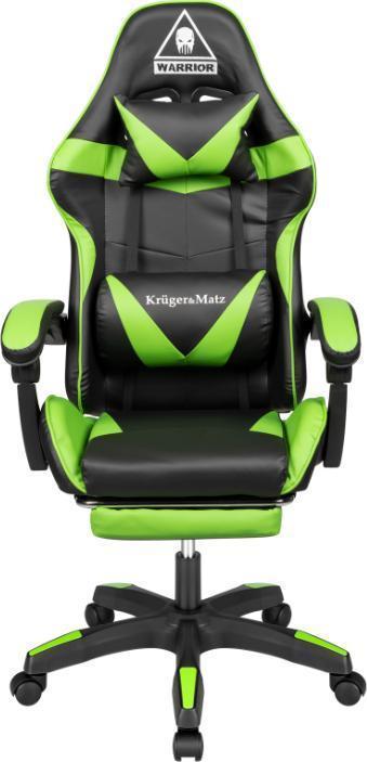 Image du produit Krüger&Matz Chaise de jeu Kruger & Matz Warrior GX-150 Gaming Chair, Noir-vert