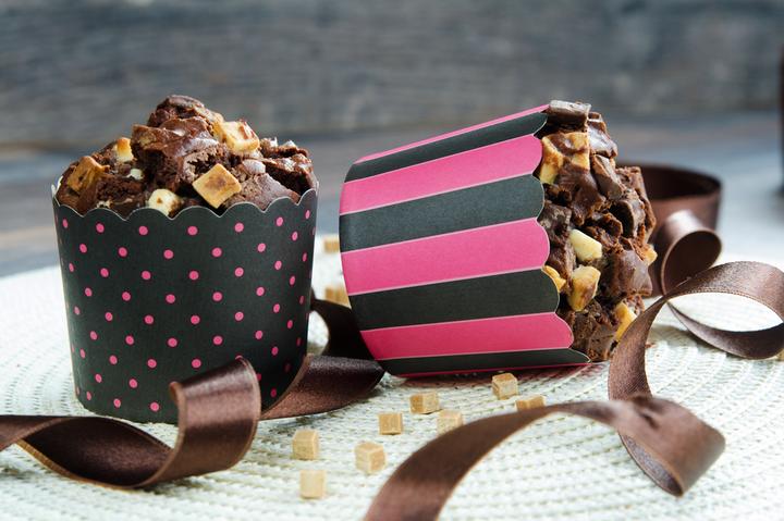 Produktbild Städter Cupcake Förmchen Schwarz & Pink (6.50 cm)