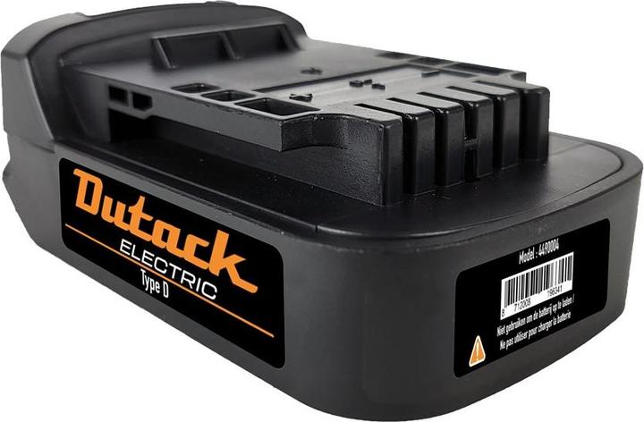 Dutack 4490004 Akku-Adapter Typ D für Dewalt 18-Volt-Akkus
