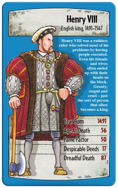 Actual product image Top Trumps Boardgame Horrible Histories - English (English)
