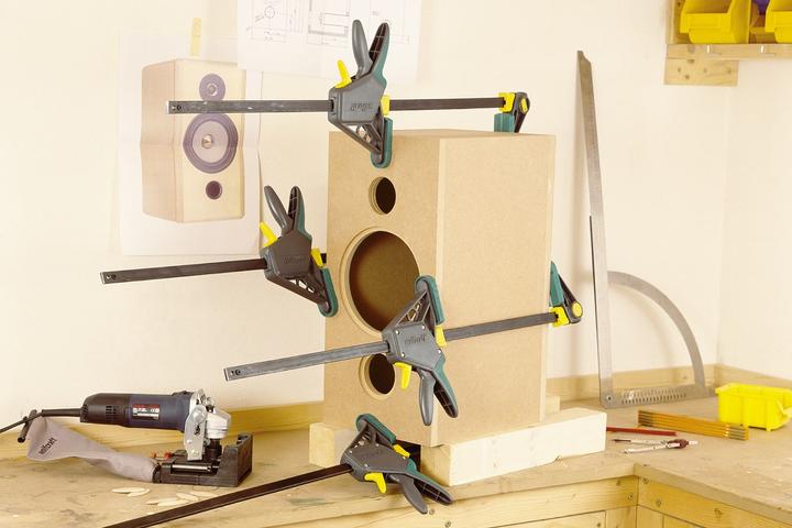 Actual product image wolfcraft Einhandzwinge EHZ „PRO“ 100/450 mm (450 mm)