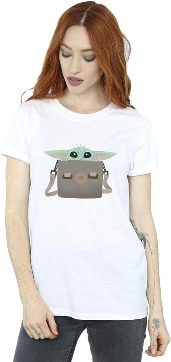 Immagine prodotto Star Wars The Mandalorian Grogu Luggage Maglietta Ampia Donna (M)