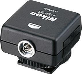 Nikon AS-15, hot shoe for external flash (Flash holder)