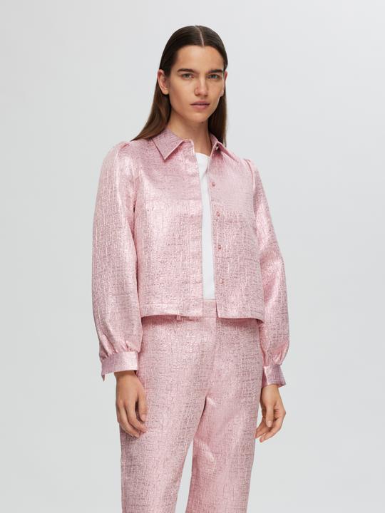 Produktbild Selected Femme Metallic Jacquard Hemd (38)