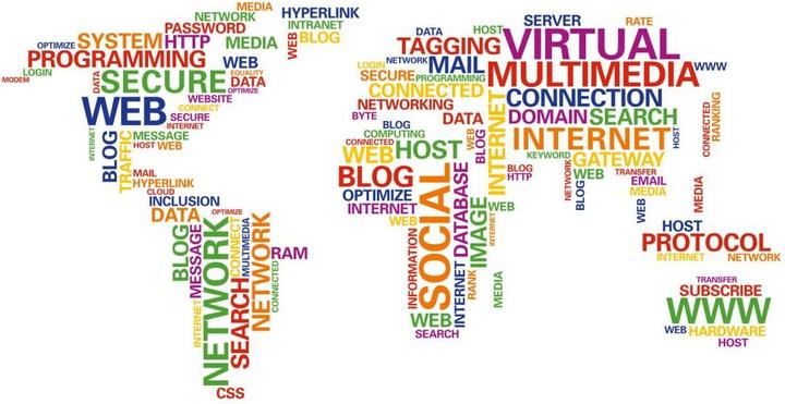 Actual product image Trenddeko World map Typo - Network (180 x 92 cm)