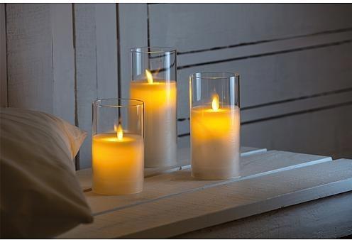 Actual product image Lotti LED Candles Set of 3 white 44777 (3 x)