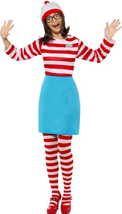 Actual product image Wheres Wally? Womens/Ladies Wenda Costume Set (M)
