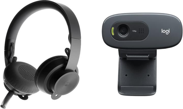 Immagine prodotto Logitech Pacchetto Zone Wireless con webcam C270