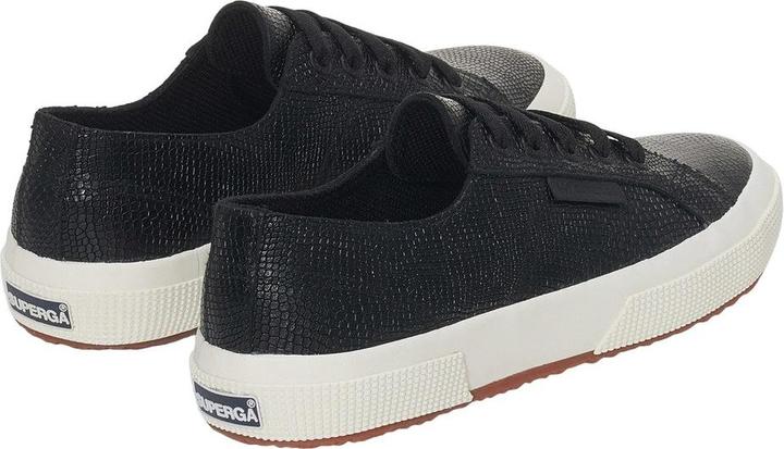 Actual product image Superga Womens/Ladies 2750 Snake Print Grain Leather Trainers (37)