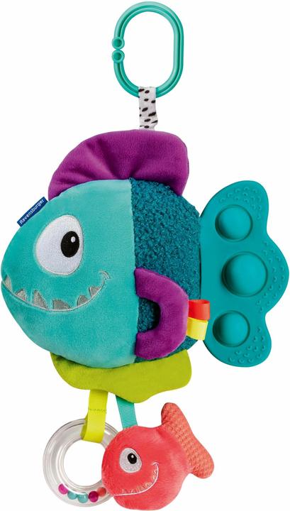 Image du produit Ravensburger 4876 play+ Pop-it Piranha (bleu), Peluche avec de nombreux effets de jeu, Jouet pour bébé