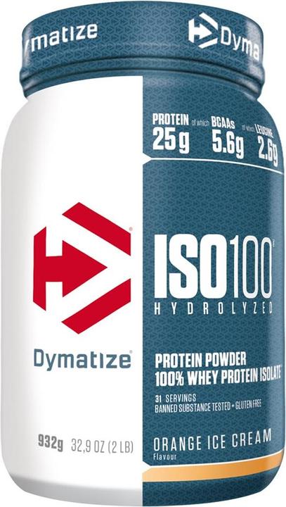 Actual product image Dymatize ISO 100 Hydrolyzed (Orange, 1 pcs., 932 g)