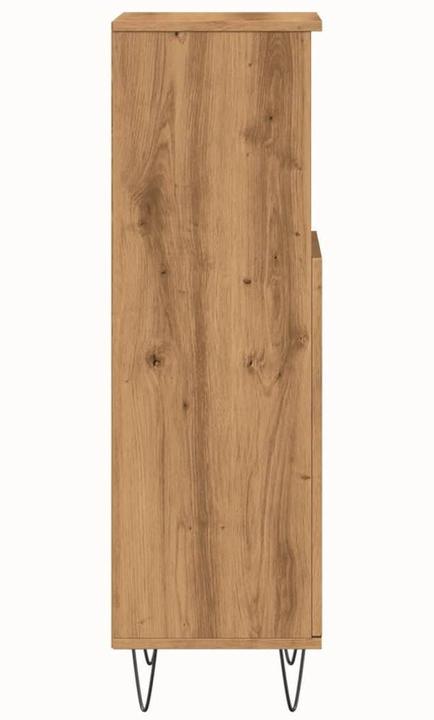 Produktbild VidaXL Badschrank Midischrank Badezimmerschrank Badmöbel Schrank Artisan-Eiche (30 x 30 x 100 cm)