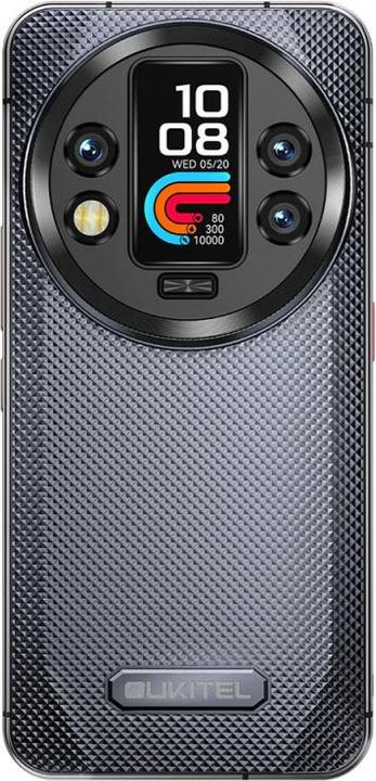 Produktbild Oukitel WP200 Pro (6.7" - NFC - Ecouteur Bluetooth Intégré - 1 To, 24 Go RAM) Gris