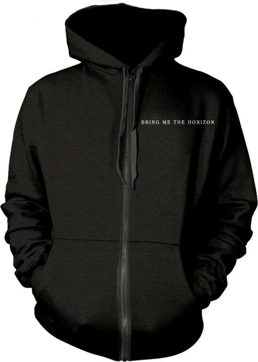 Immagine prodotto Bring Me The Horizon Felpa con Cappuccio e Zip Intera Fiore della Vita Adulto Unisex (L)