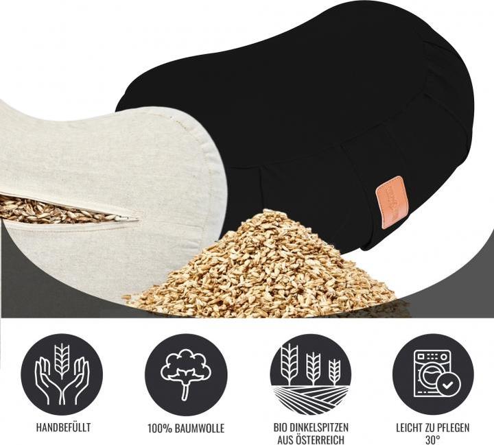 Image du produit Gorilla Sports Oreiller en forme de croissant pour le yoga