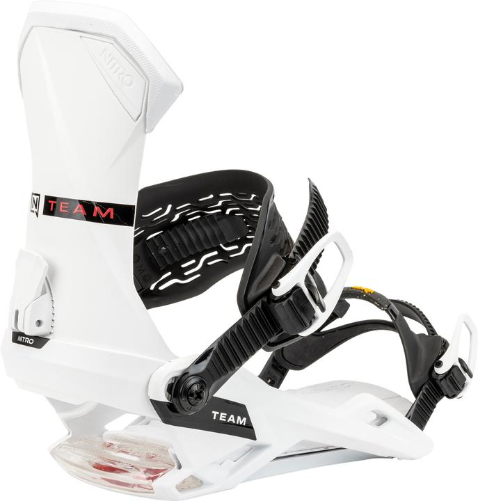 Image du produit Nitro Team Men's Snowboard Bindings "White" 2025-L (44 - 48) (L)