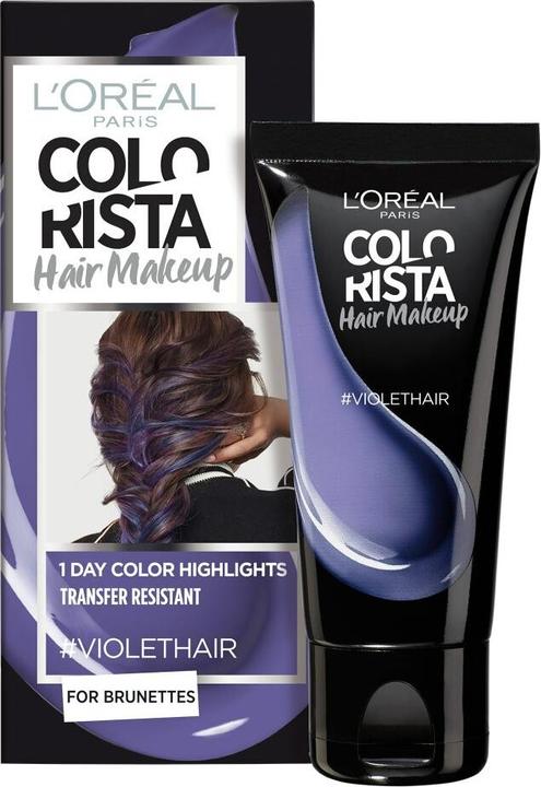 Actual product image L'Oréal Paris L'Oreal Colourista Hair Makeup Temporary Hair Dye Violet