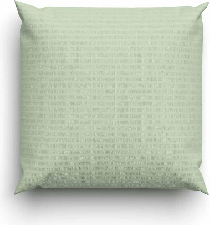 Immagine prodotto Lotus Bettwaren Biancheria da letto in raso Seersucker uni (Copricuscino, 65 x 65 cm)