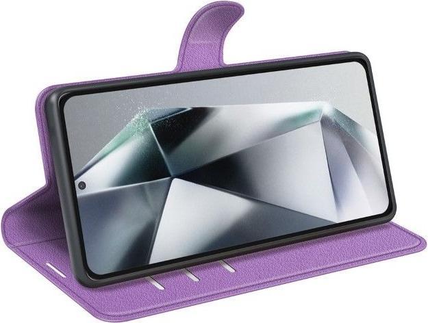 Produktbild MU Classic Litchi Leder Bookcover Series (Samsung Galaxy S25 Ultra)