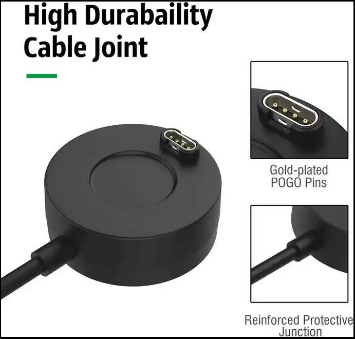 Image du produit PhoneLook Chargeur pour Garmin Smartwatches Câble USB 1M pour Forerunner, Fenix, Vivosport, Approach et autre