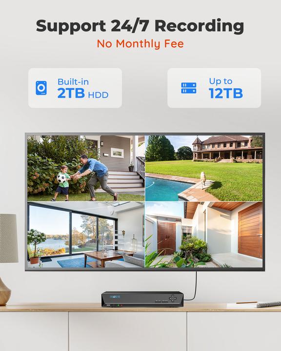 Actual product image Reolink NVS8-5MD4 (3840 x 2160 pixels)