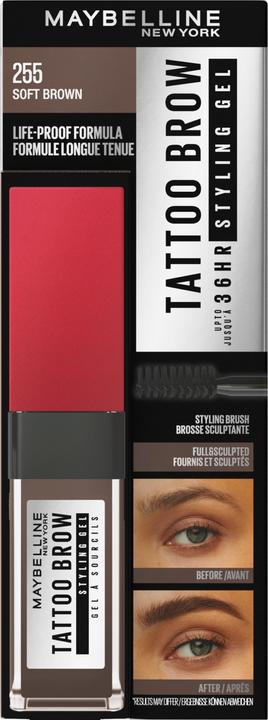 Immagine prodotto Maybelline New York Gel Styling Tattoo Brow 36H (225 Marrone tenue)