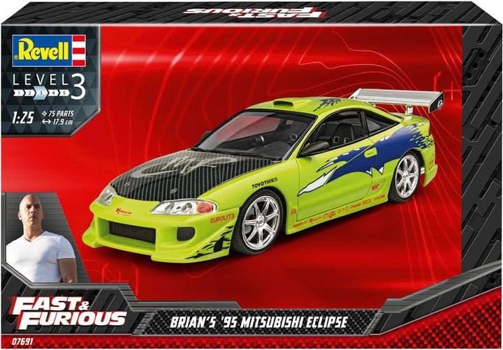 Actual product image Revell Fast & Furious Brians 1995 Mitsubishi Eclipse