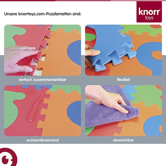 Produktbild Knorrtoys Puzzlematte - „Formen“ /9-tlg./30cm (30 x 31.5 x 30 cm)
