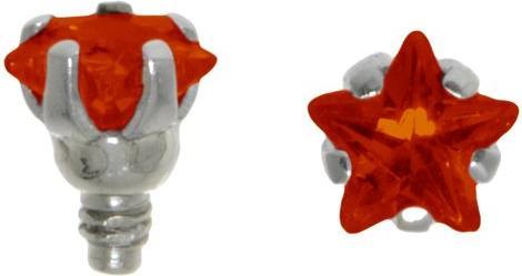 Bijouteria Dermal-Anchor Aufsatz (Chirurgenstahl 316L, Kristall)