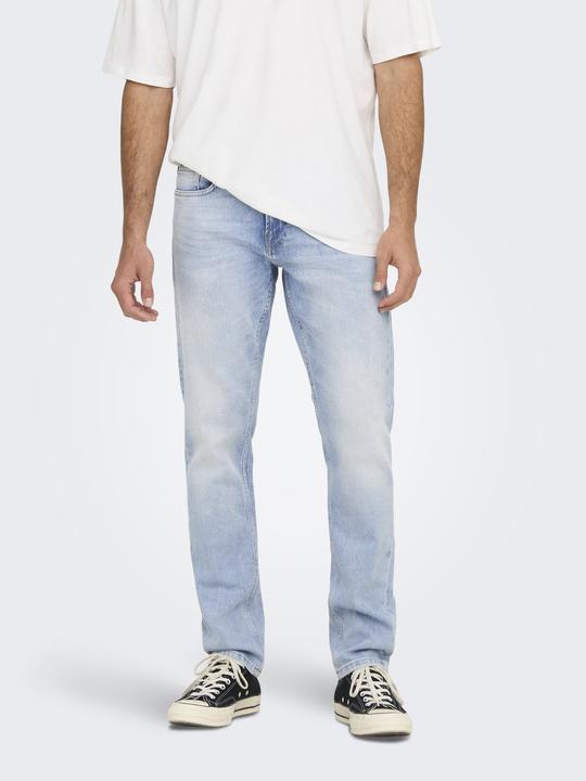 Produktbild Only & Sons ONSWEFT REG. LIGHT BLUE 4873 JEANS NOOS Normal geschnitten jeans (W34/L30)