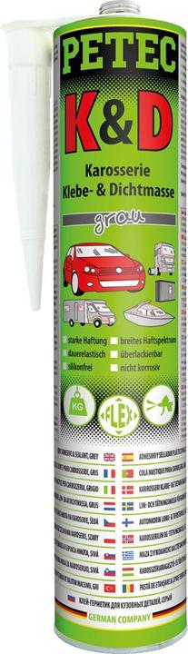 Actual product image Forum Professional Solutions K+D Car body adhesive sealant, black, 310 ml (0.40 kg, Black, 310 ml)