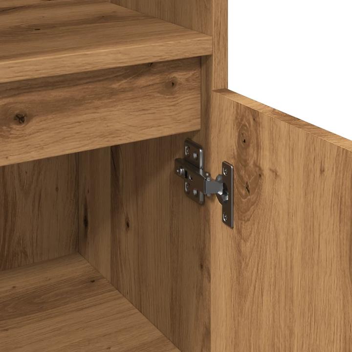 Produktbild VidaXL Badschrank Midischrank Badezimmerschrank Badmöbel Schrank Artisan-Eiche (30 x 30 x 100 cm)