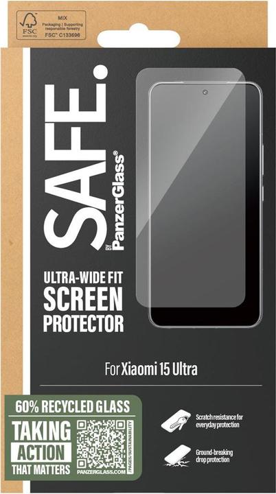 Produktbild PanzerGlass Screen Protector Xiaomi 15 Ultra | Ultra-Wide Fit (1 Stück, Xiaomi 15 Ultra)