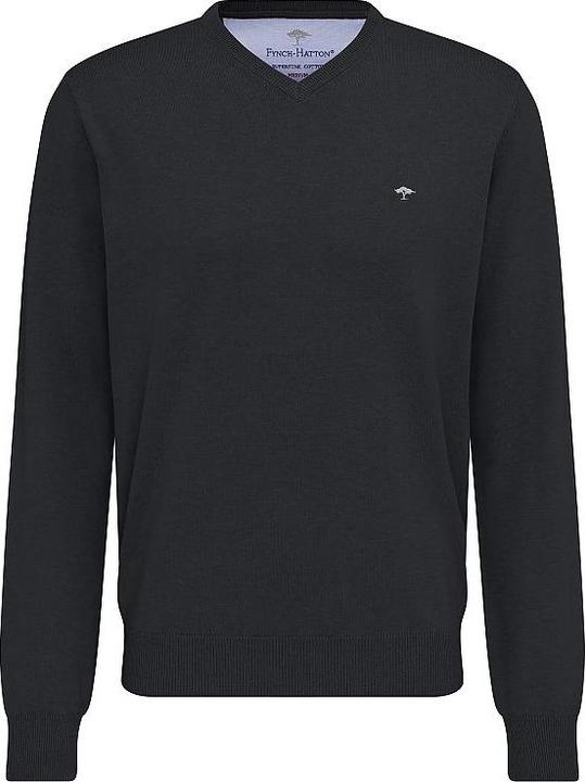 Fynch-Hatton V-Neck Sweater charcoal